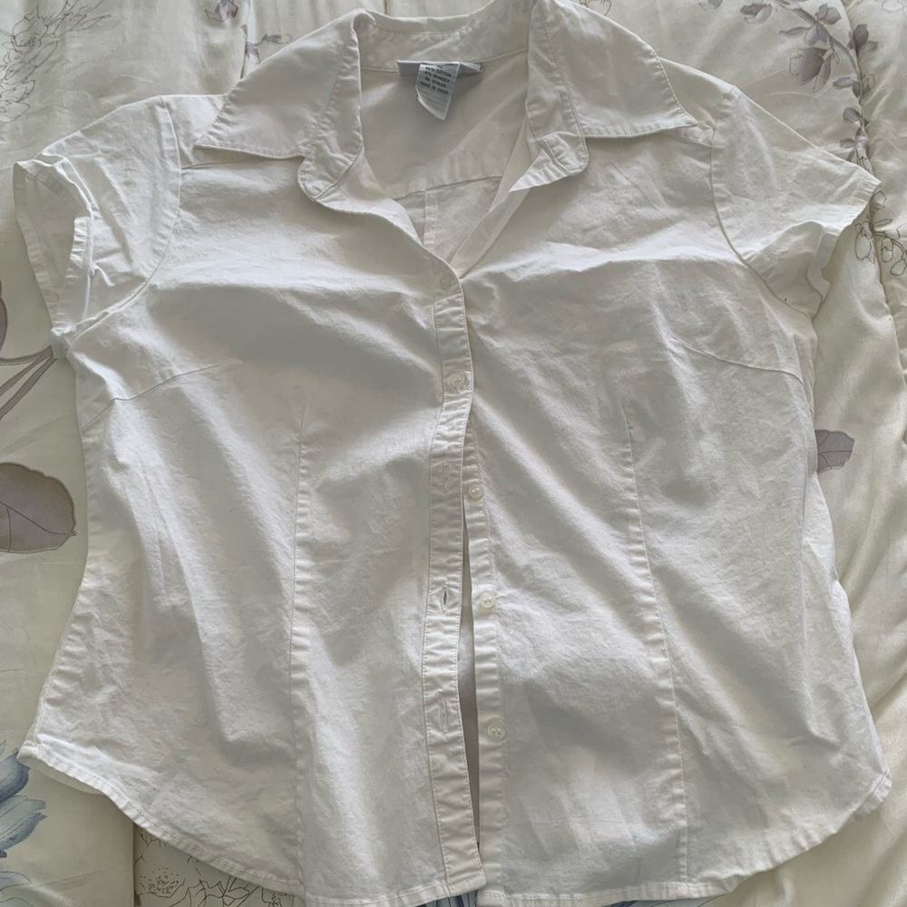 Simple White Button Up